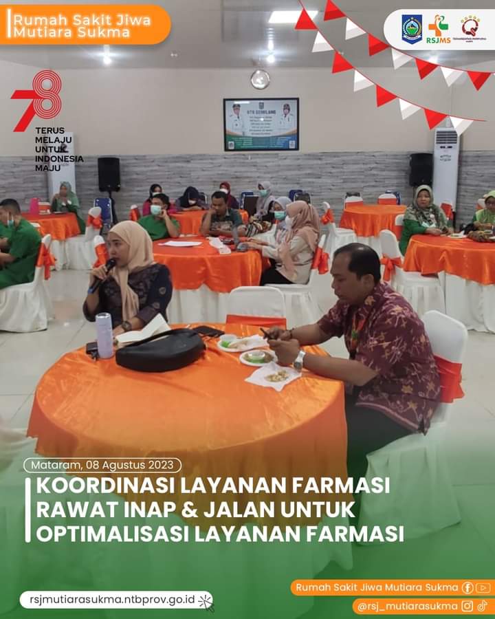 KOORDINASI LAYANAN FARMASI RAWAT INAP DAN JALAN UNTUK OPTIMALISASI LAYANAN FARMASI